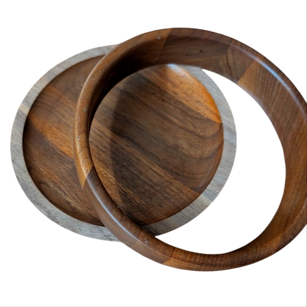 Kustom Kraft Vintage Set of Wooden Bowls - Picture 5 of 9